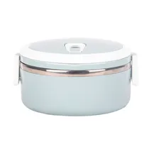 Marmita Dupla Aço Inox Vedação Térmica 1 Compartimentos Box Cor A Definir