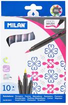 Caneta Pincel para Colorir Ponta Fina Milan Brush 0612610 (10 Unidades)