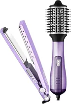 Kit Chapinha e Escova Secadora para Cabelo Babylisspro Nano Titanium BNTLVPP44UZ
