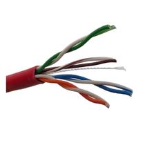 Cabo Iuron CAT5E Utp 4P 0.50MM 24AWG Ccah 30% Cobre 305M Red