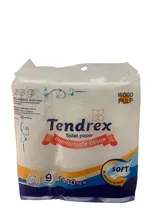 Papel Higiénico Tendrex Doble Hoja 9 Rollos/Familia