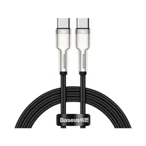 Cable Baseus CATJK-C01C-C USB-C A USB-C 1M Negro