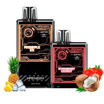 Vape Descartavel Vapengin Jupiter com 5% Nicotina - 10K Puffs Strawberry Coconut + 10K Pineapple Ice