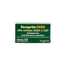 Sacaprim 3000 Alfa-Amilasa 3000 U Ceip com 24 Capsulas