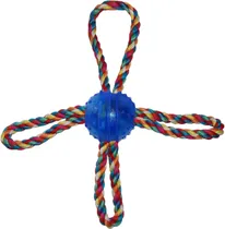 Brinquedo de Corda para Cães Azul 23CM - Pawise Fetch & Play 14547