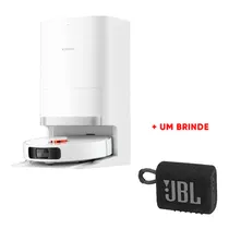 Robô Aspirador Xiaomi Robot Vacuum X20+ C102 BHR8126US / 4800MAH / 6000PA / 110V - Branco + Um Brinde Caixa de Som Portatil Go 3 / 4.2W / Bluetooth - Preto