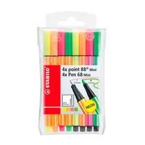 Marcadores Stabilo Mini Neón