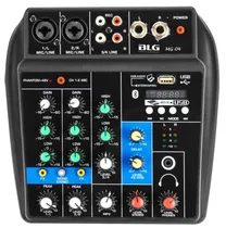 Mesa de Som BLG Mini Mixer de 4 Canais - MG-04