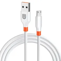 Cabo Ur U-09 / USB-A - Microusb / 3A / 1 Metro - Branco
