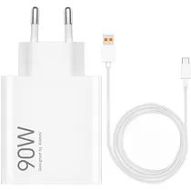 Carregador Xiaomi 90W c/Cabo USB-A MDY-15-Ek White BHR07ZBEU