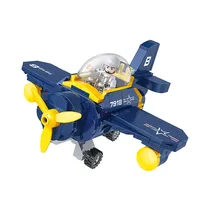 Juguete de Construcción Cogo Aerial Military Fighter 7918 F8F Fighter 249 Piezas