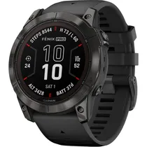 Smartwatch Garmin Fenix 7X Pro Sapphire Solar 010-02778-13 com 51MM / 10 Atm / 32GB / Wi-Fi - Carbon Grey