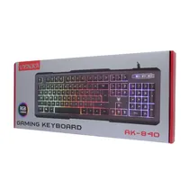 Teclado Satellite AK-840 RGB / USB / Português - Preto