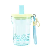 Vaso Coca Cola NP510P1 Con Pajita 510ML Celeste - Amarillo