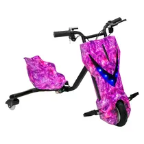 Triciclo Eletrico Smart Wheel 6.5 150W Pink Galaxy c/Capacete e Prote
