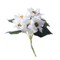Flor Natalina Branca 4,5 CM
