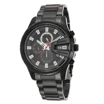 Relógio Analógico Masculino Sergio Tacchini ST.1.10030-5 com Pulseira Aço Inoxidável - Preto