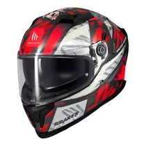 Capacete MT Helmets Braker SV Fury C5 - Fechado - Tamanho M - com Óculos Interno - Gloss  Capacete MT...