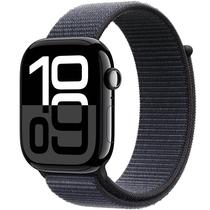 Apple Watch S10 Caixa de Aluminio Em Jet Preto e Pulseira Loop Esportiva Preto 46 MM s/L MWWR3LW/A