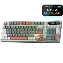 Teclado Royal Kludge Wireless RK-S98 RGB/ 96%/ Tri Mode/ SW/ Ingles - Grey