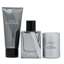Victoria's Secret Perfume Kit VS Him Platinum 3 Uni 50ML + 100ML + Body