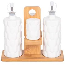 Condimenteiro Cerâmica Conjunto 5 Pçs