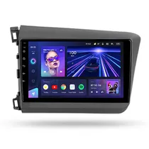 Moldura I-Kit 9* Honda Civic 2012-2015 Cinza (Canbus)