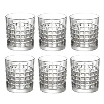 Conjunto com 6 Copos de Vidro 280ML