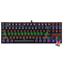 Teclado Gamer Mecanico Redragon Kumara K552-KR USB / Red / Ingles - Preto