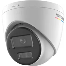 Câmera de Vigilância Turret Hikvision DS-2CD1347G2H-Liu Colorvu Smart Hybrid Light 4MP - Branco/Preto