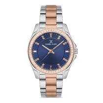 Relogio Analogico Feminino Daniel Klein DK.1.12742-6 Premium Ladies / Pulseira de Aco Inoxidavel - Prata/Rose Gold