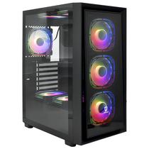 Gabinete Gamer Satellite K51 e-ATX / 8 Cooler - Preto