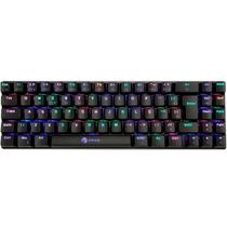 Teclado Gamer Krab KBMGK50 Backlight Bluetooth  Preto (Portugues) (Switch Brown)