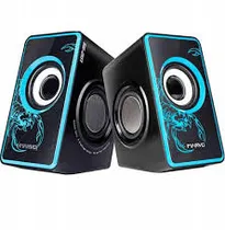 Caixa de Som Marvo SG-201BU USB 2.0 Preto/Blue