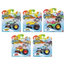 Mattel Vehiculos Monster Trucks Surtido Color Shifters 1 64 Plastico 3+ Años Multicolor