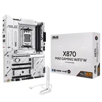 Placa-Mãe Asus X870 Max Gaming Wifi 7 W AM5 DDR5 - Branco