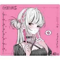 Mouse Pad Wlmouse Maomaoshe - Rosa 49 X 42 CM