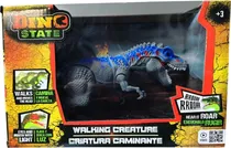 Juguete Walking Creatura - Dino State DS002-A Gris