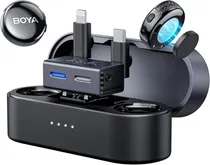 Microfone Sem Fio Boya Boyalink 3-01 Lightning USB-C - Preto