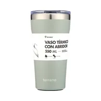 Vaso Térmico Con Abridor Terrano 550ML Verde Oliva