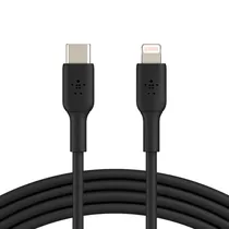 Cabo Belkin 1M USB-C/Lightning X8000 Preto - CAA003BT1MBK
