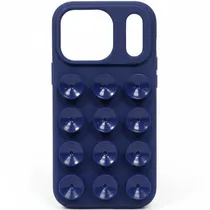 Capa de Silicona Ventosa para iPhone 17 Pro - Azul Marino