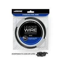 Marine Cable de Acero 10 Metros Black