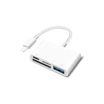 Cable Adap Lightning 4EN1 Lightning/SD/Microsd/USB 3.0