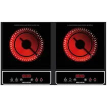 Fogao Eletrico Mega Star ER582 4000W 220V 50/60HZ Preto