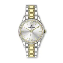 Relógio Analógico Feminino Daniel Klein Premium DK.1.12429-6 - Prata e Dourado