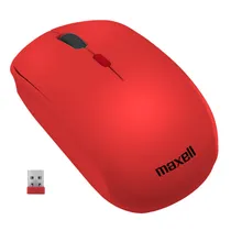 Mouse para PC Maxell MOWL-100 Sem Fio - Vermelho
