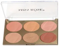 Paleta Blush Miss Rôse 7004-017N1 - 19.2G (6 Cores)