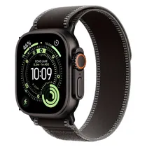 Apple Watch Ultra 3 MF1D4AF/A Celular + GPS Caixa Titanio Preto 49MM - Loop Trail Preto s/M