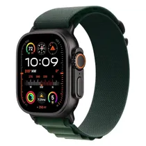 Apple Watch Ultra 2 MX4T3QA/A Celular + GPS Caixa Titanio Preto 49MM - Loop Alpine Verde